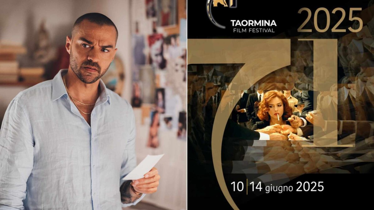 Jesse Williams al 71° Taormina Film Festival per presentare Hotel Costiera