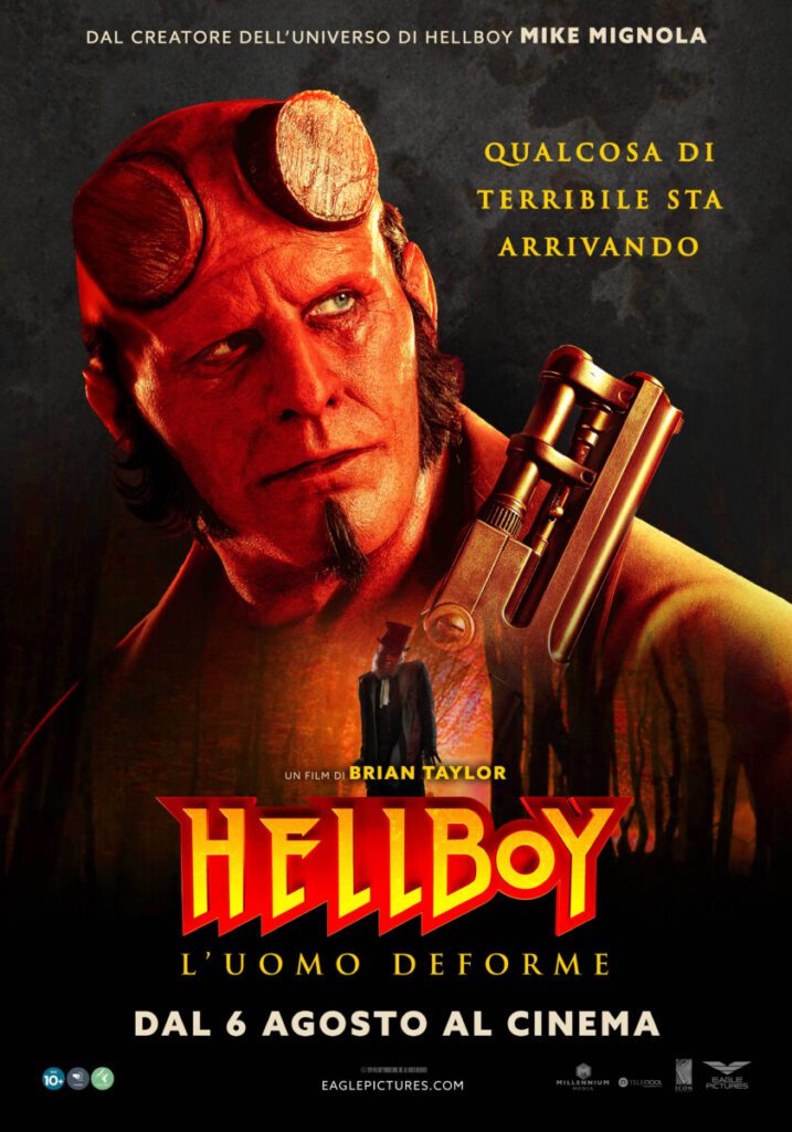 poster hellboy - l'uomo deforme