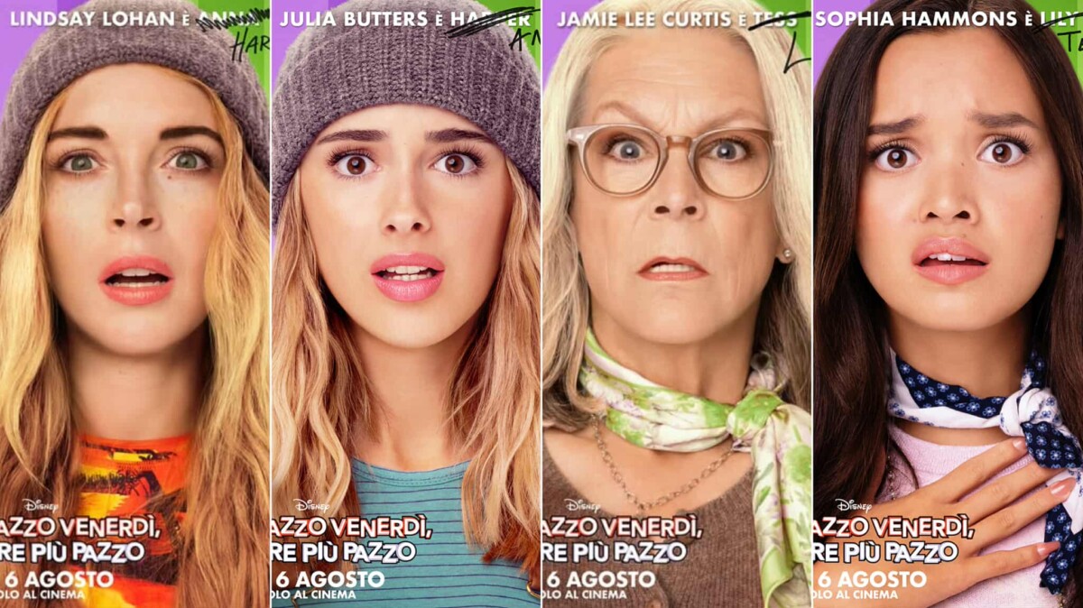 Quel pazzo venerdì, sempre più pazzo: i character poster italiani