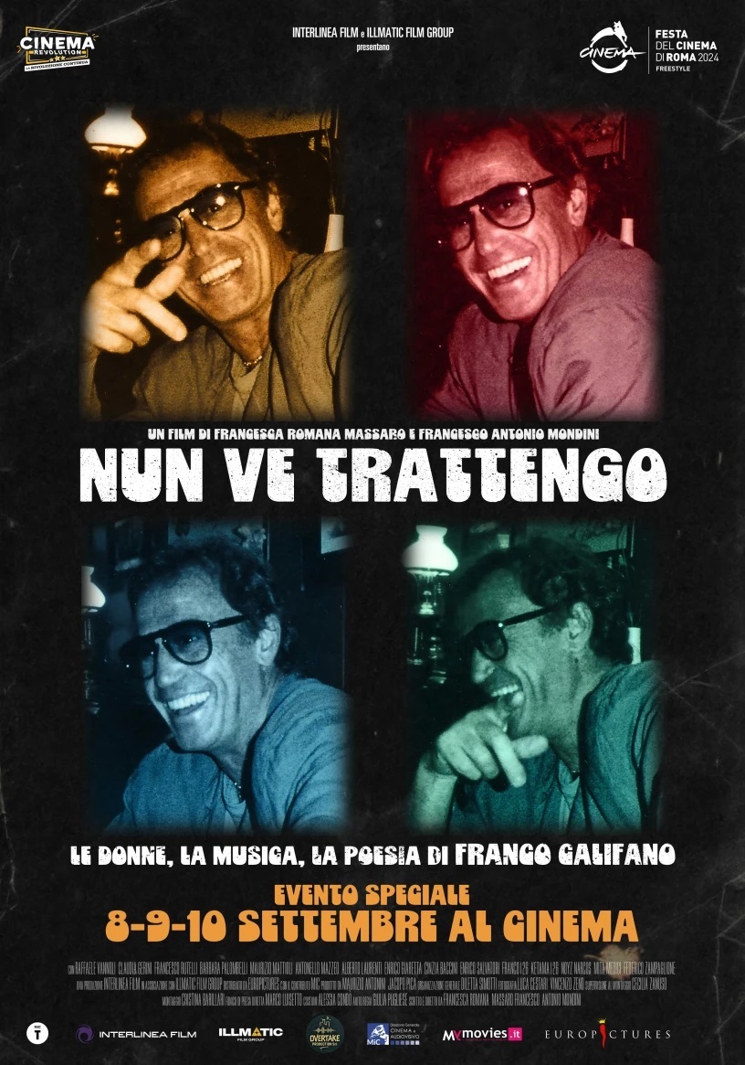 poster franco califano - nun ve trattengo