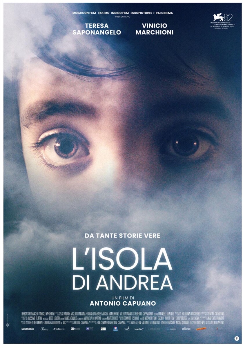 teaser poster film l'isola di andrea