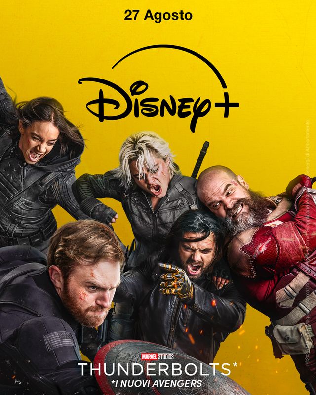 poster disney+ thunderbolts*