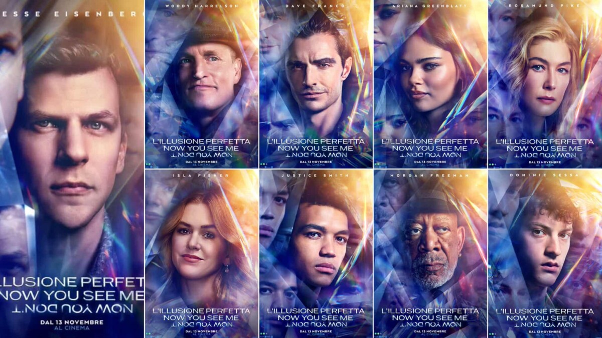 L’Illusione Perfetta – Now You See Me: Now You Don’t, i charater poster