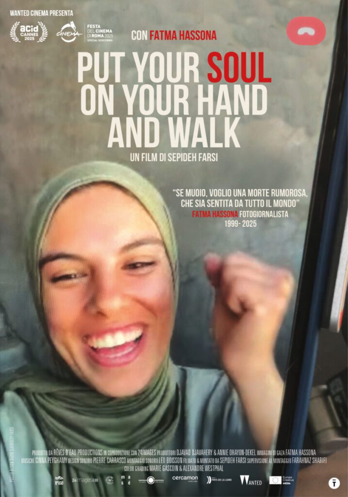 poster Put Your Soul on Your Hand and Walk