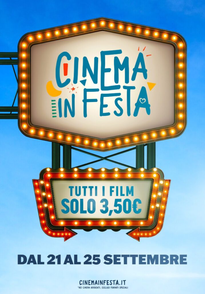 poster cinema in festa