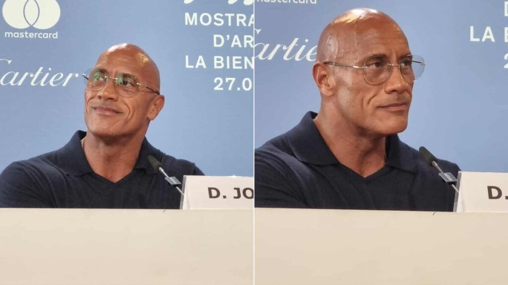 dwayne johnson incontro stampa