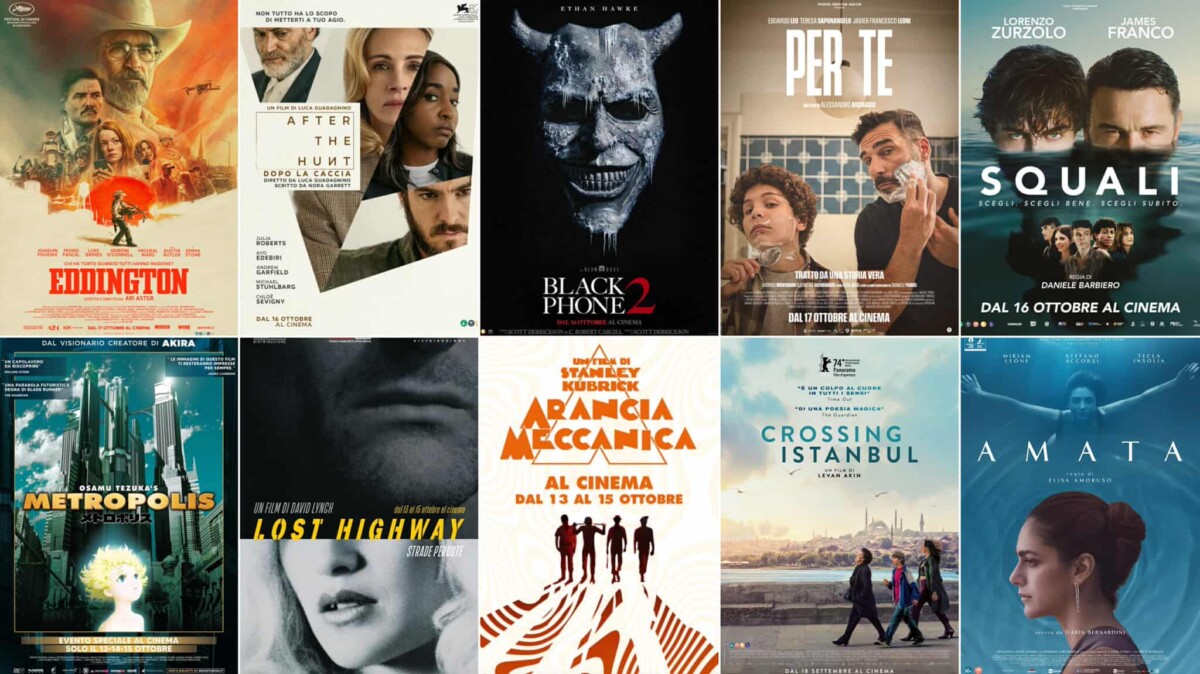 Film in Uscita Settimana del 13 Ottobre 2025