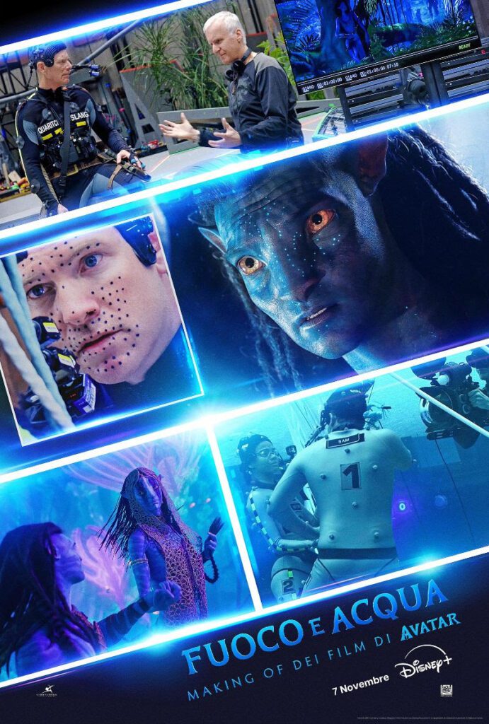 key art Fuoco e Acqua Making of dei film di Avatar
