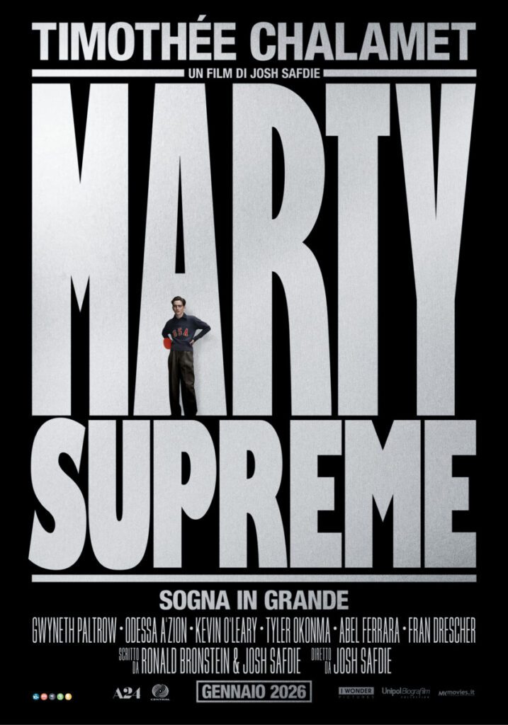 teaser poster italiano marty supreme