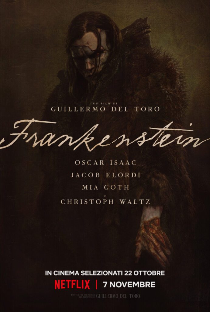 nuovo poster frankenstein di guillermo del toro