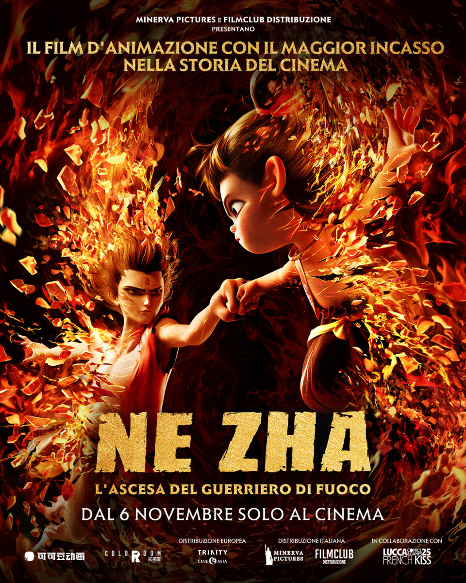 poster ne zha - l'ascesa del guerriero di fuoco