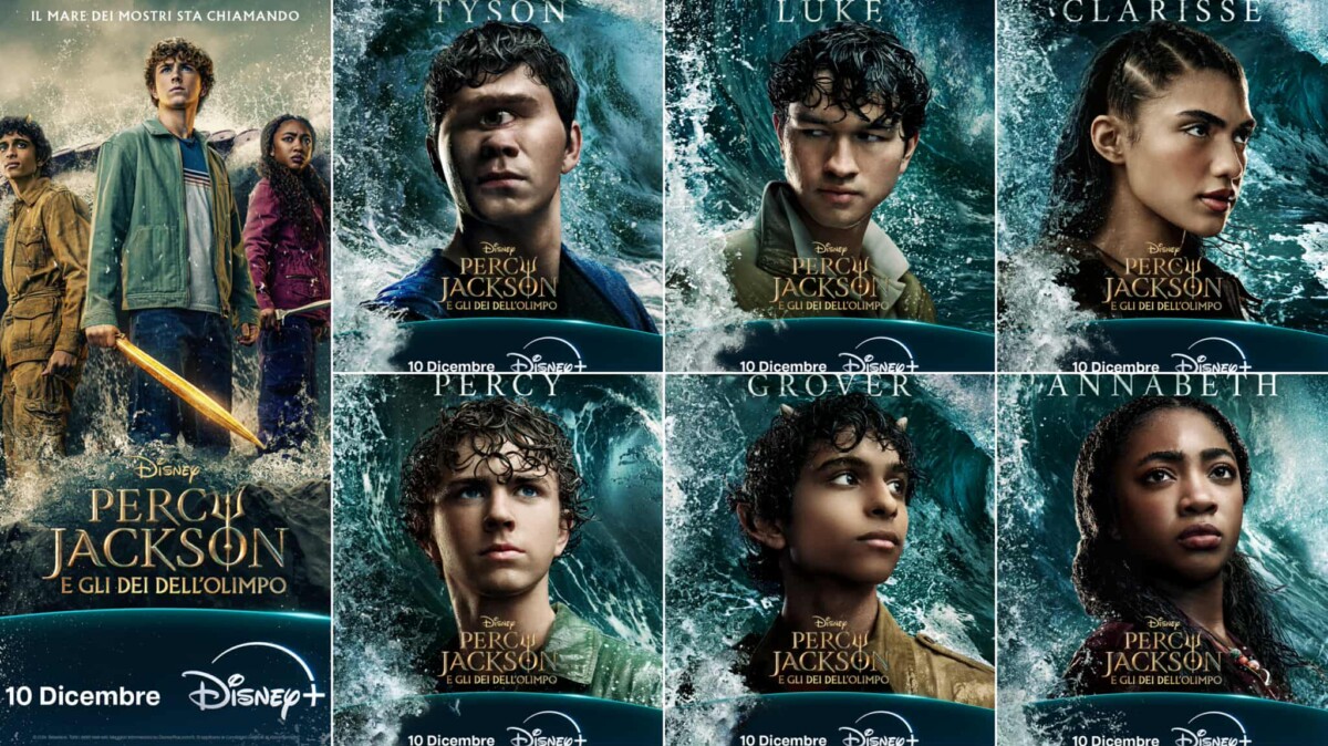 Percy Jackson e gli Dei dell’Olimpo S2: la key art e i character poster