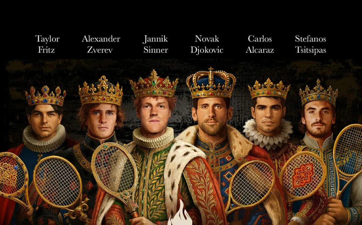 Six Kings Slam: il trailer e il poster dell’evento tennistico Netflix