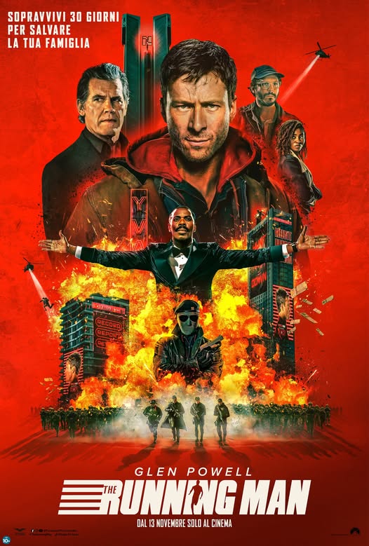 poster italiano the running man