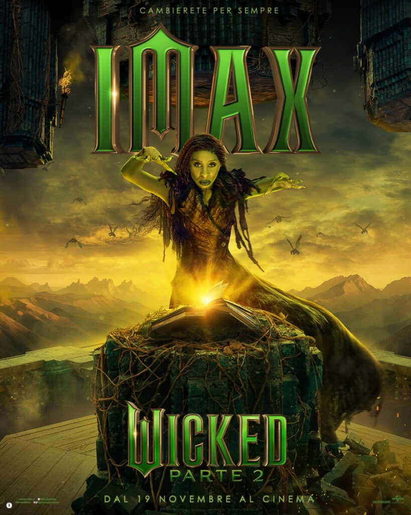 character poster IMAX Wicked parte 2