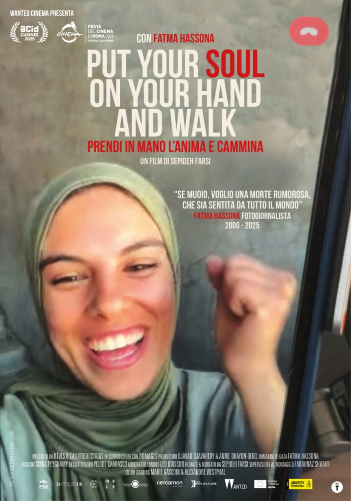 poster PUT YOUR SOUL ON YOUR HAND AND WALK