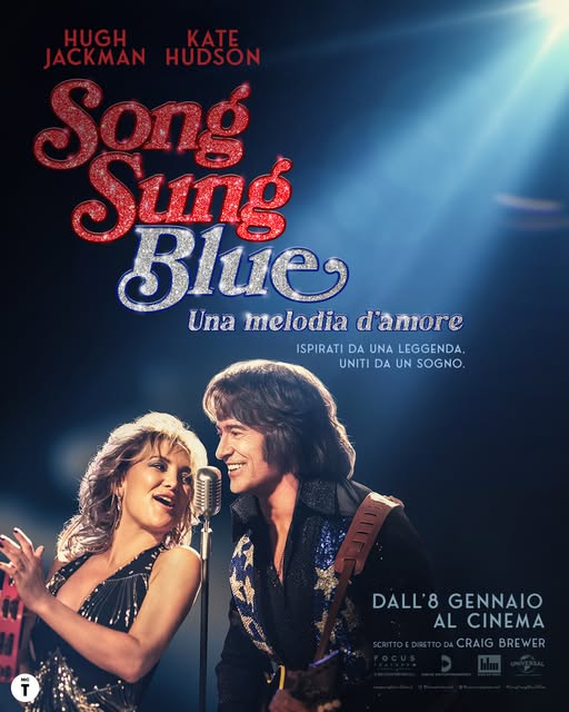 poster italiano song sung blue - melodia d'amore