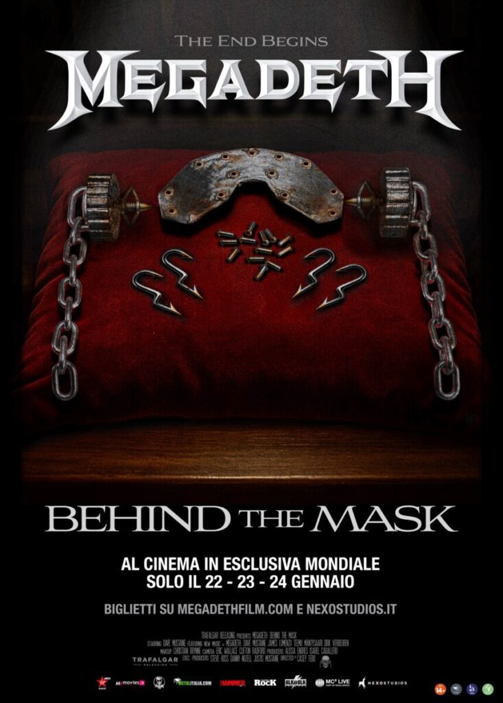 poster megadeth - behind the mask