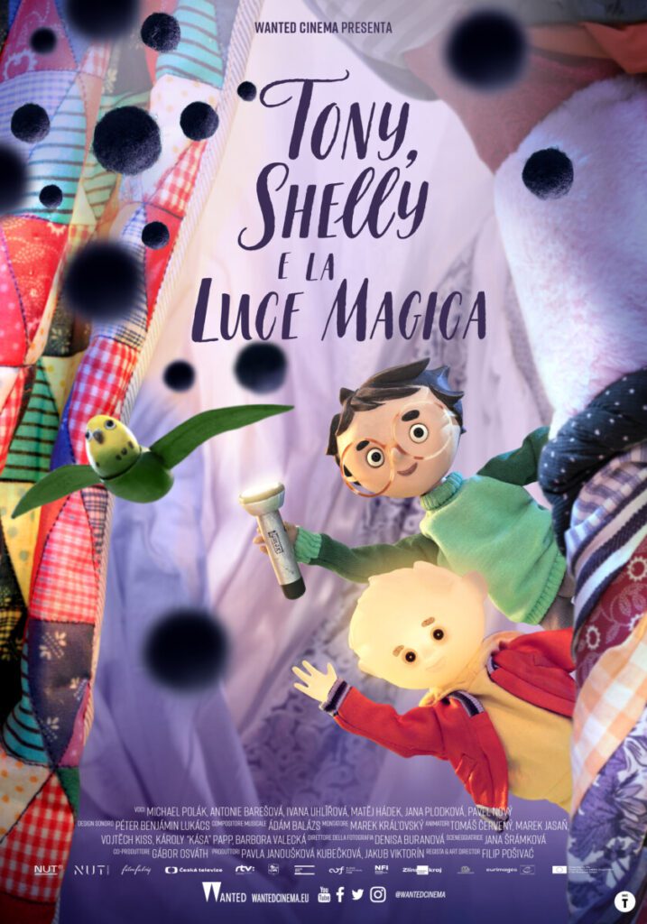 poster tony shelly e la luce magica