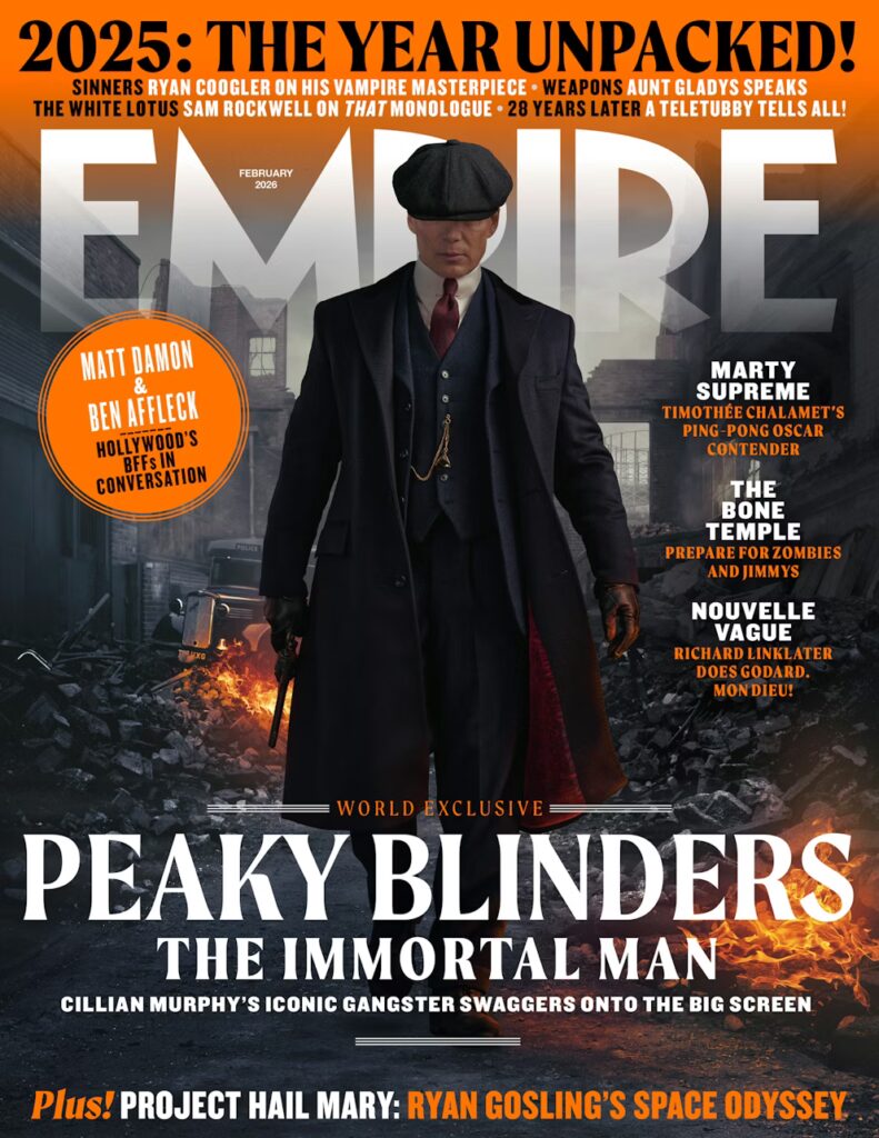 cover empire magaizine peaky blinders: the immortal man