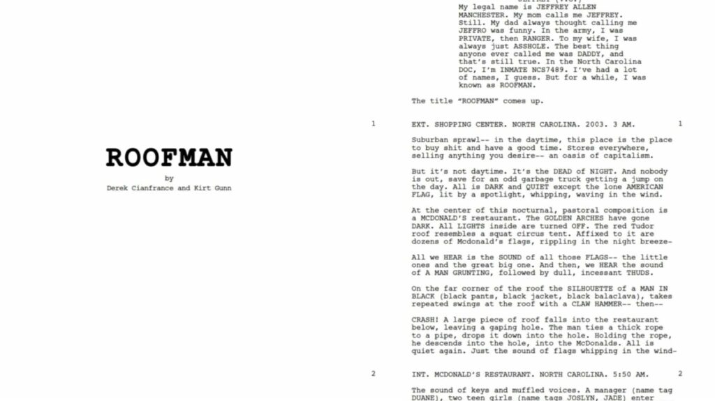 roofman script