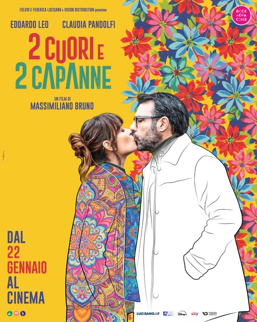poster 2 cuori e 2 capanne