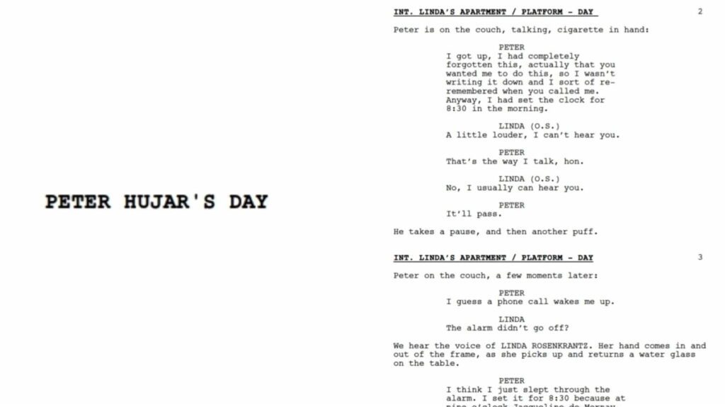 Peter Hujar’s Day script