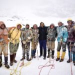 Da sinistra: Jonas Bloquet, Quentin Faure, Finnegan Oldfield, Pierre Deladonchamps, Daniele Vicari, Marlon Joubert, Alessandro Borghi, Alessio Del Mastro. Foto di Alfredo Falvo