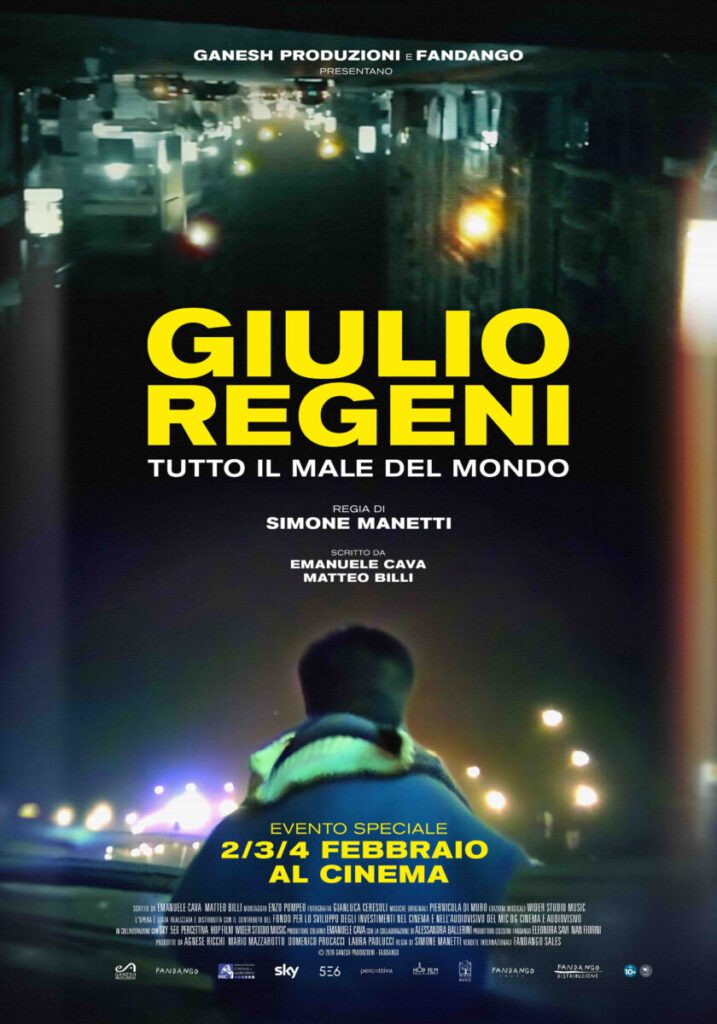giulio regeni - tutto il male del mondo poster