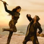 Ercell (Priyanka Chopra Jonas) and Captain Connor (Karl Urban) in The Bluff.