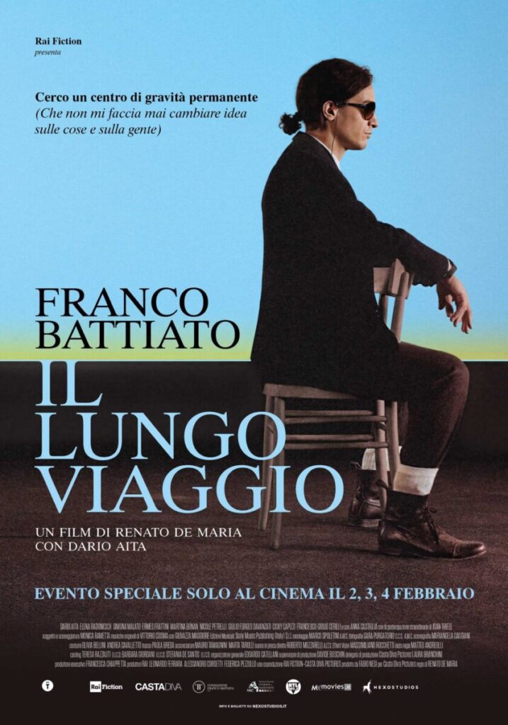 poster franco battiato. il lungo viaggio