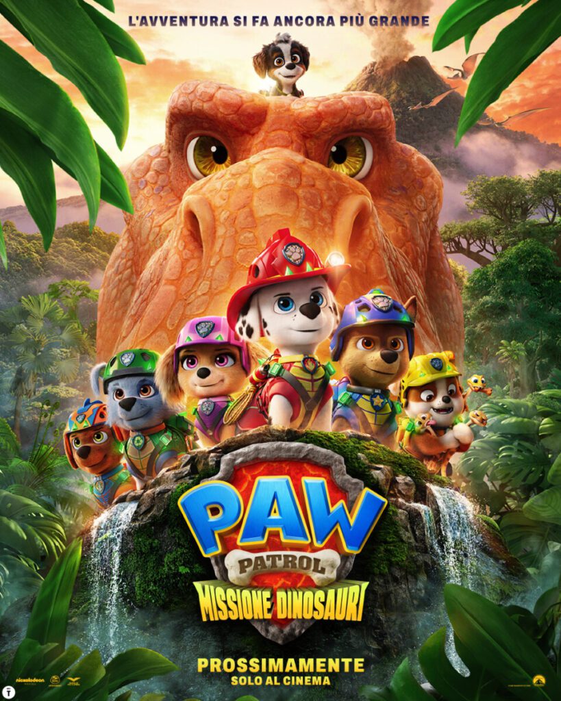 poster PAW Patrol – Missione Dinosauri