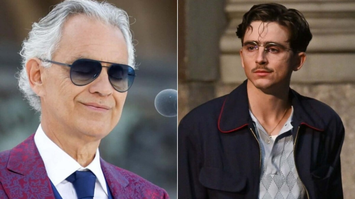 andrea bocelli timothèe chalamet