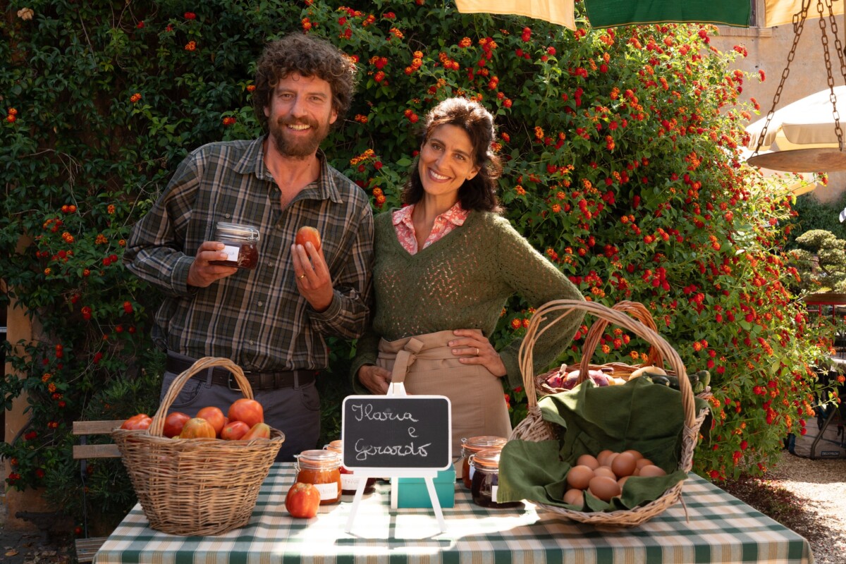 maurizio lastrico e giulia bevilacqua in benvenuti in campagna