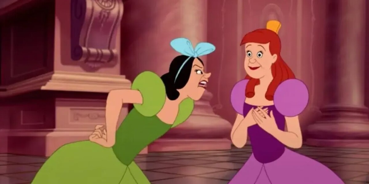 le sorallestre di Cenerentola animazione