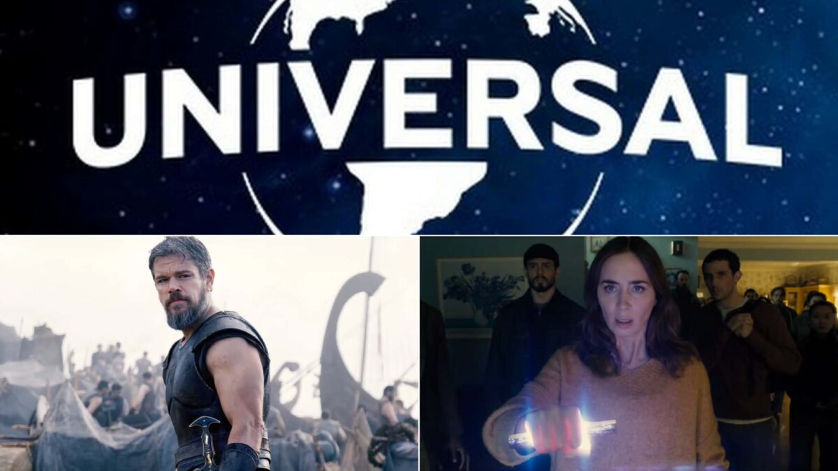 universal logo immagini film odissea di nolan e disclosure day spielberg
