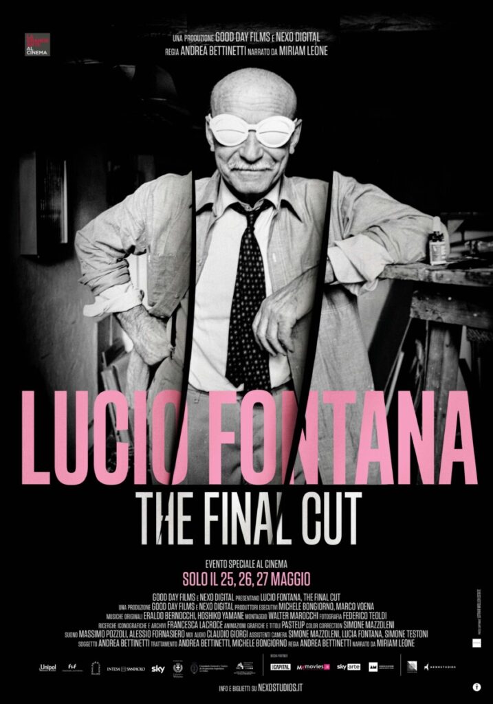 lucio fontana, the final cut poster