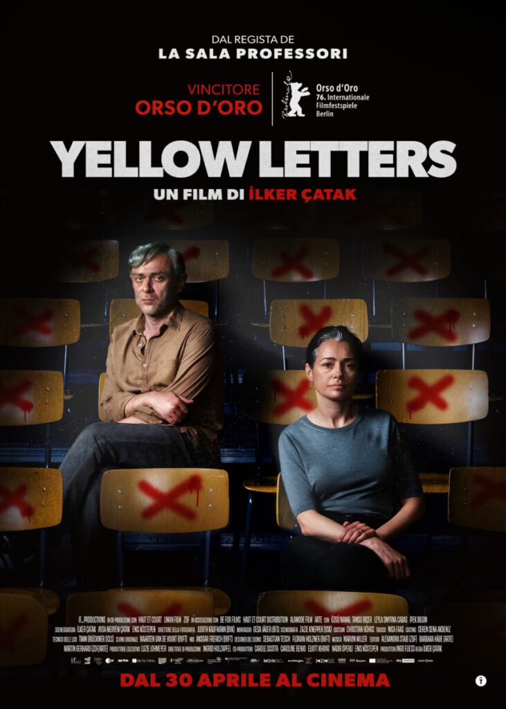 poster fil yellow letters
