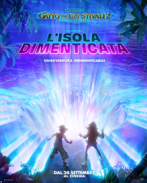 teaser poster animazione l'isola dimenticata