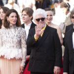 Barbara Lennie - Pedro Almodovar - Leonardo Sbaraglia a Cannes 79 - Foto Martina Dal Piano per Think Movies