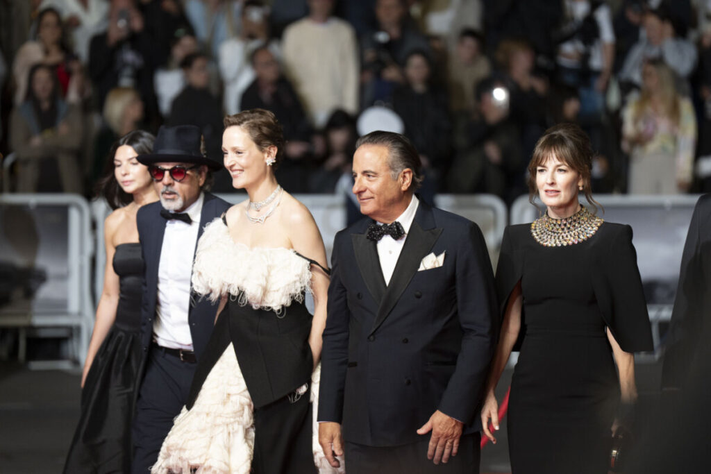 Cannes 79 il cast di Diamond sul red carpet Foto Martina Dal Piano per Think Movies
