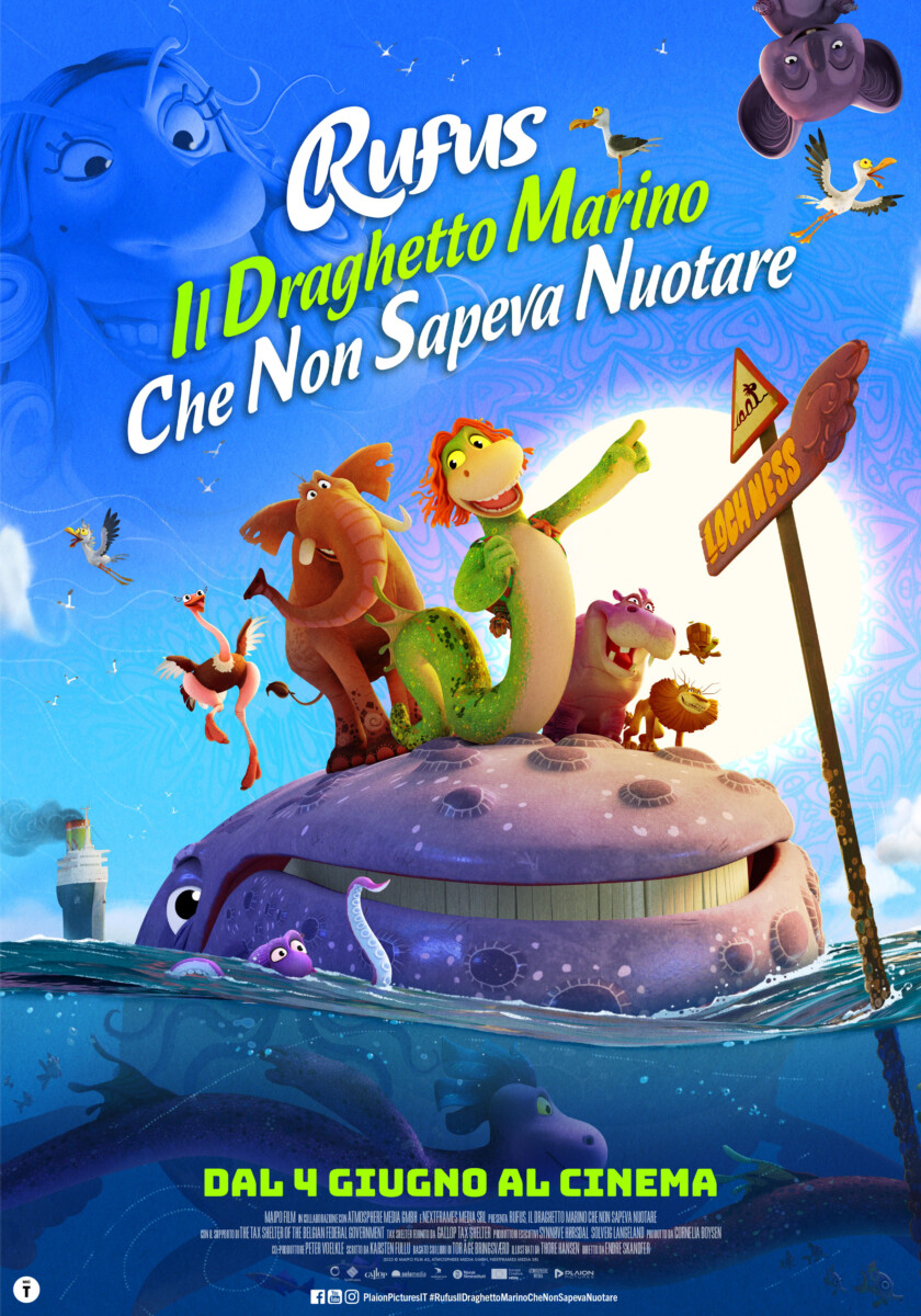 poster RUFUS IL DRAGHETTO MARINO CHE NON SAPEVA NUOTARE