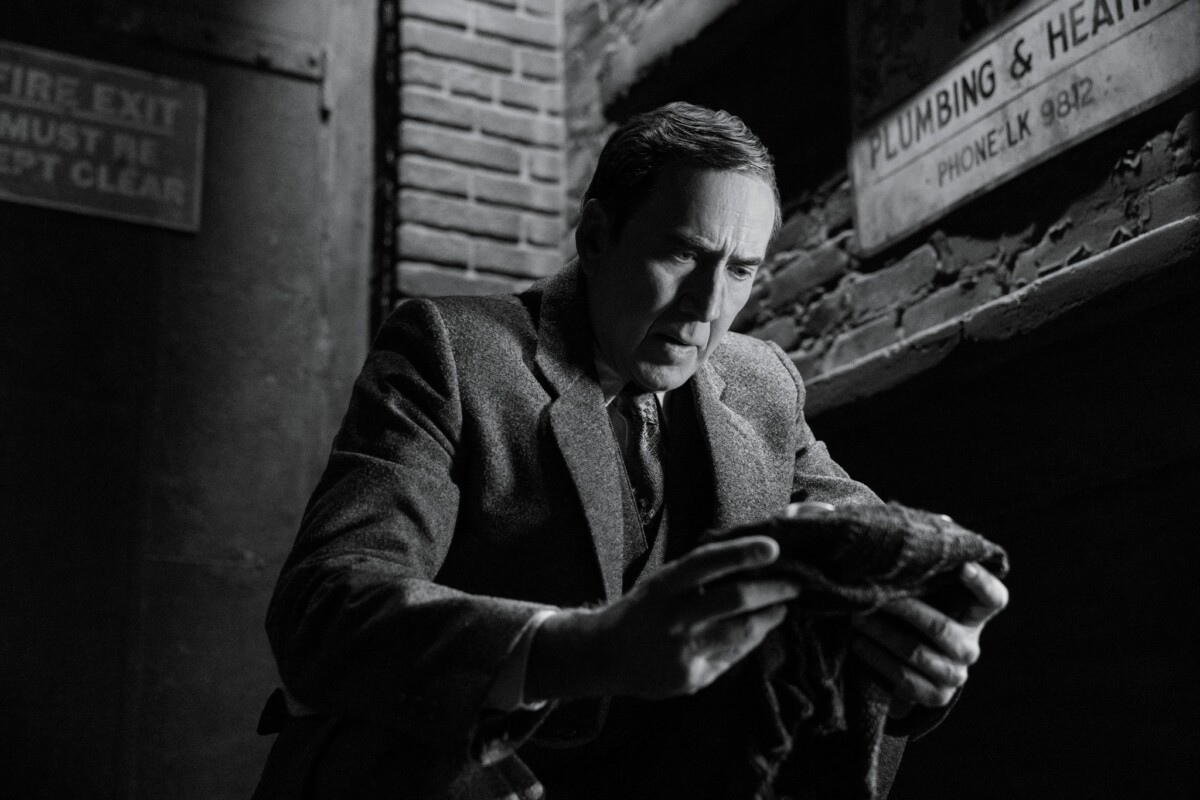 Ben Reilly/Spiderman (Nicolas Cage) in SPIDER-NOIR Photo: Aaron Epstein/Prime © Amazon Content Services LLC