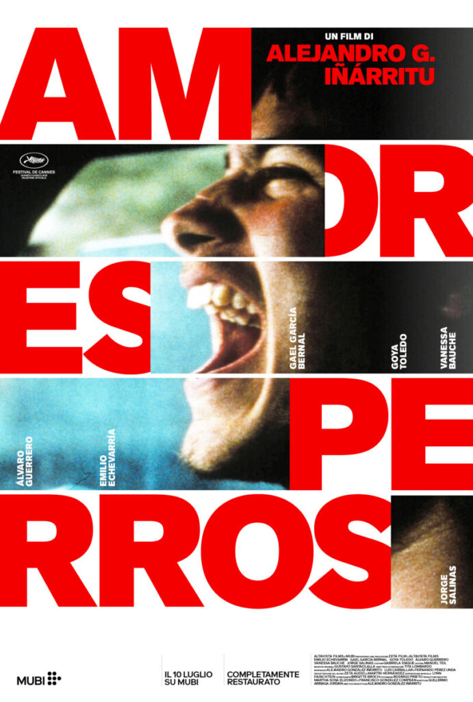 Poster Amores Perros di Alejandro G. Iñárritu 