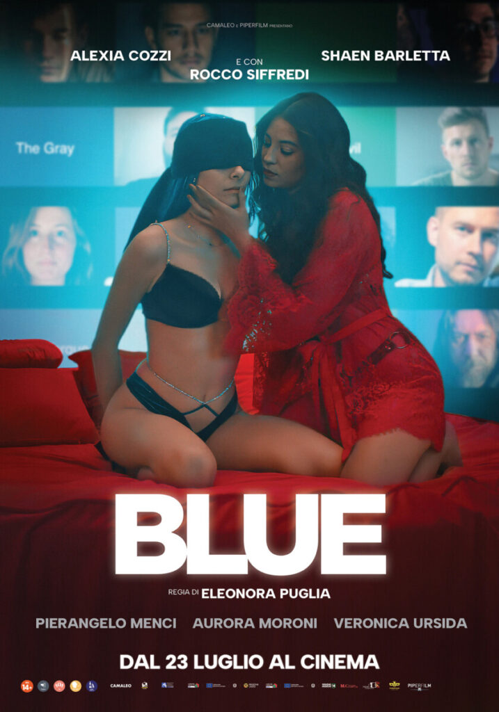 Blue poster