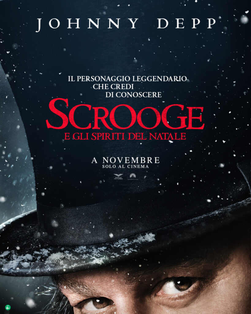 Scrooge e gli Spiriti del Natale Johnny Depp poster
