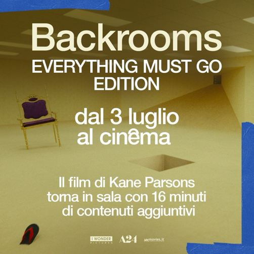 poster backrooms nuova versione al cinema