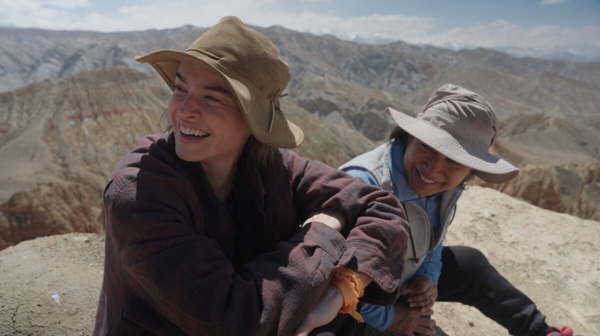 Kasia Smutniak e Kunzom Thakuri