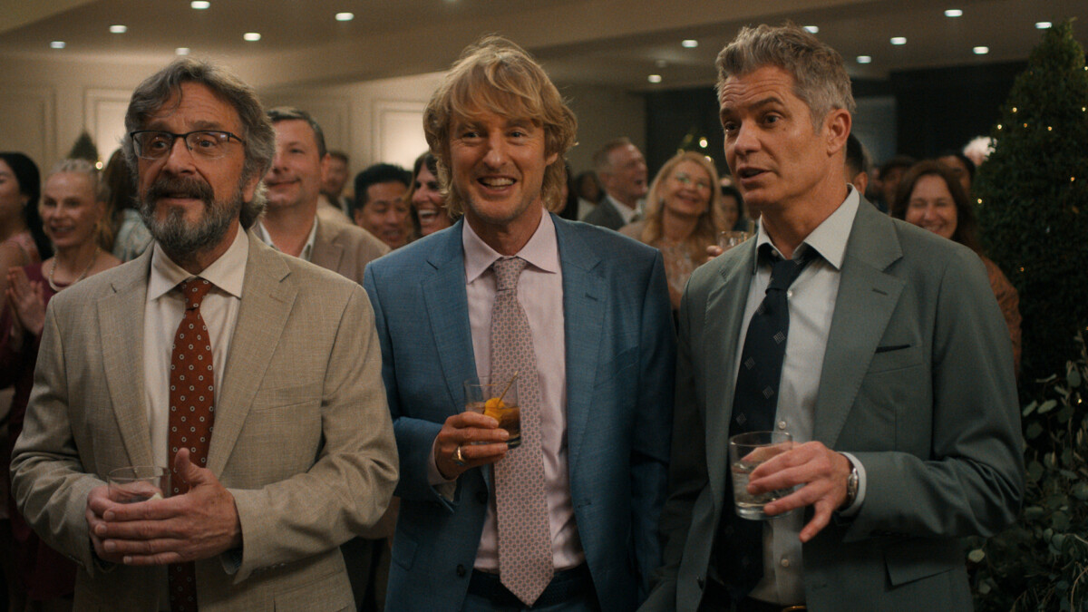 Marc Maron, Owen Wilson e Timothy Olyphant in Stick, in anteprima il 4 novembre 2026 su Apple TV.