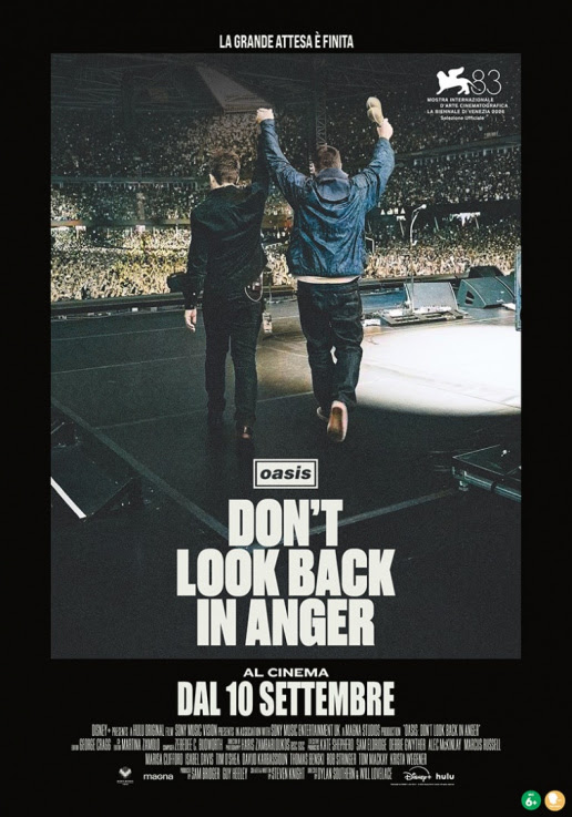 Oasis Don't Look Back In Anger poster